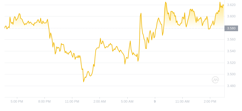 2024年09月09日RUNE币价格